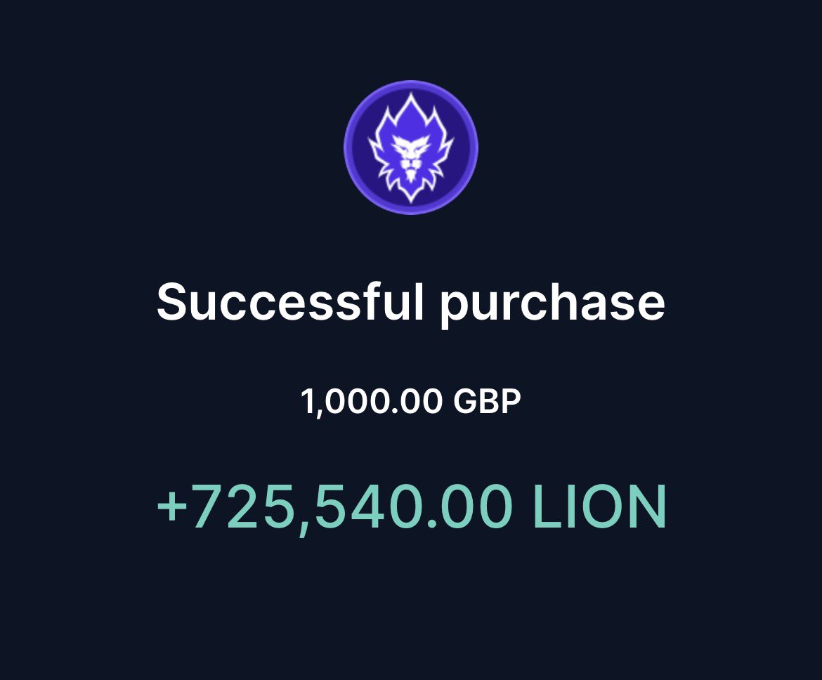 MetaCFO's tweet photo. @LoadedLions_CDC @loaded_crypto Let’s go $LION good day to load up. https://t.co/JuJdraMOY3