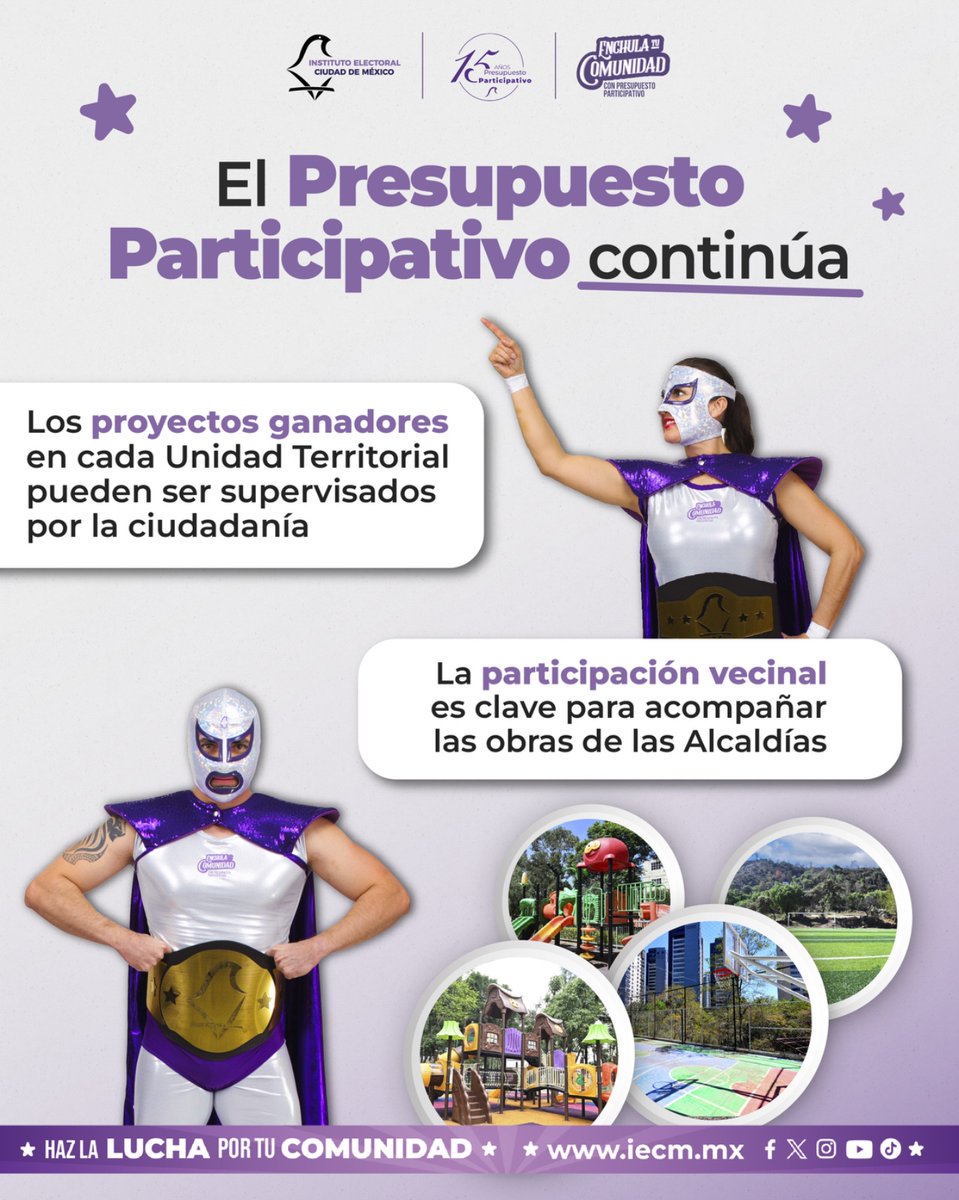 Distrito02IECM's tweet photo. Los proyectos ganadores del Presupuesto Participativo 2026 y 2027 serán materializados por las alcaldías en los próximos meses, y la ciudadanía puede darles seguimiento. https://t.co/PACqSRBy8P