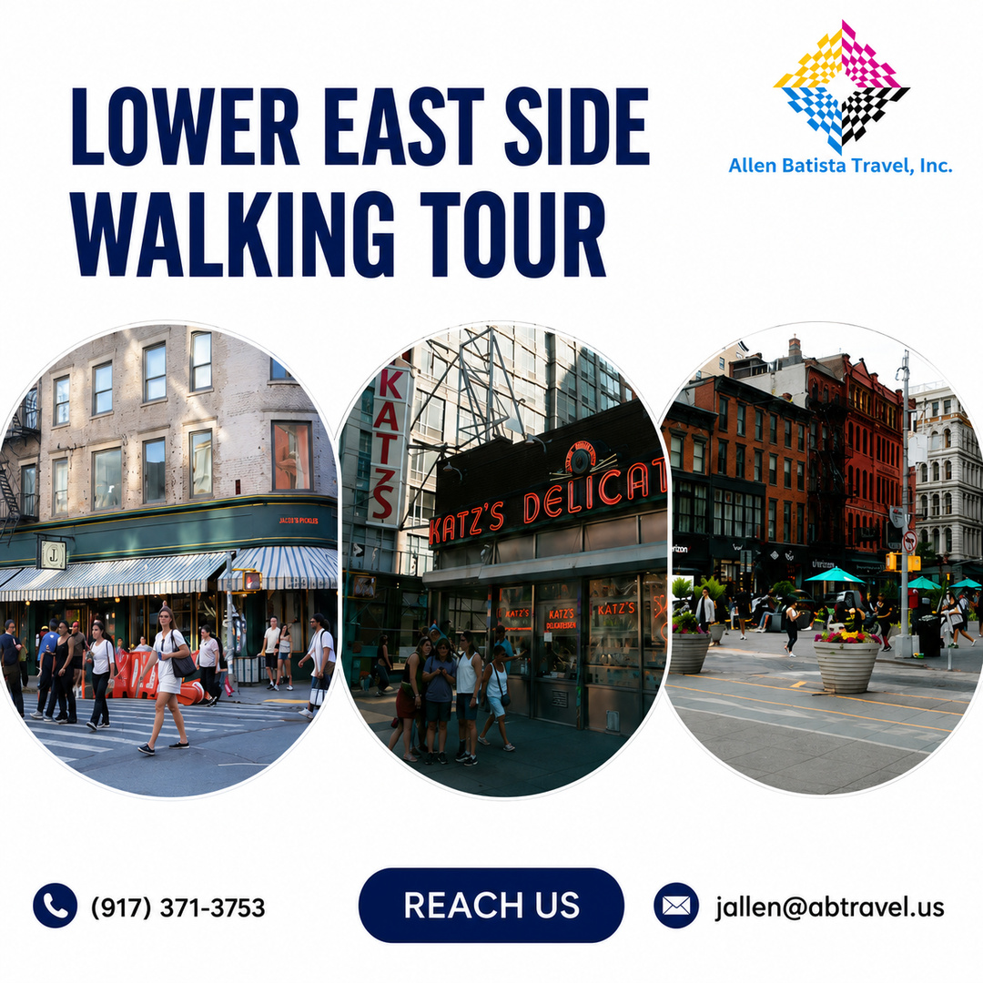 ABTravelUS's tweet photo. Step into the heart of old New York with the Lower East Side Walking Tour. Learn about immigrant history. Discover hidden gems. Meander local streets filled with culture, food, and stories
https://t.co/WwjmpzU5eV
#LowerEastSide #NYCWalkingTour #NewYorkHistory #ExploreNYC https://t.co/Fd3LfWcfK0