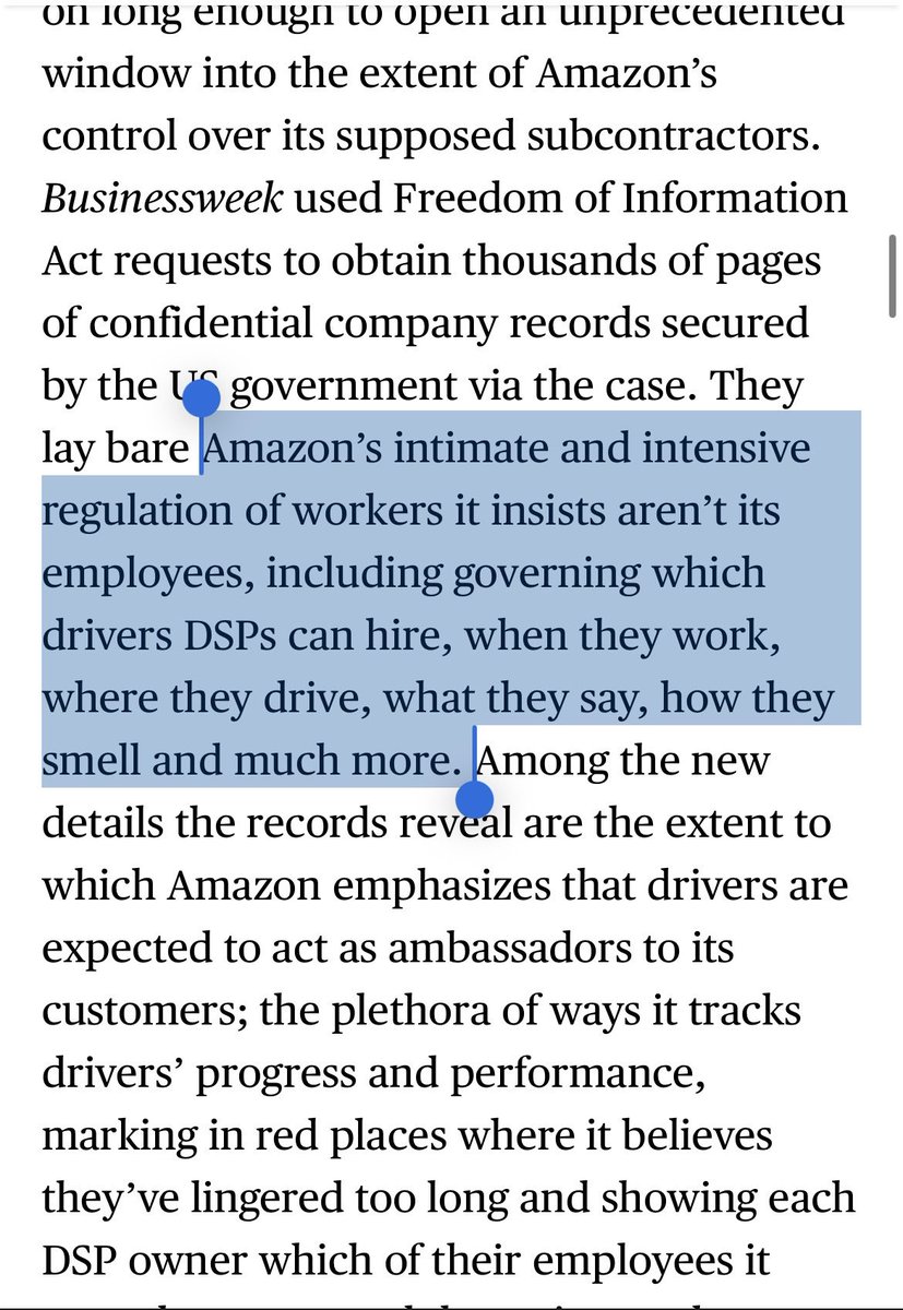 804_local's tweet photo. 🚨MUST READ ARTICLE🚨

Anyone who believes the fiction that Amazon isn’t in control of AMAZON DRIVERS is either a fool, paid off, or both. 

New York City Council must pass the Delivery Protection Act and hold these exploitative EMPLOYERS accountable https://t.co/KIjIC0Z6fT