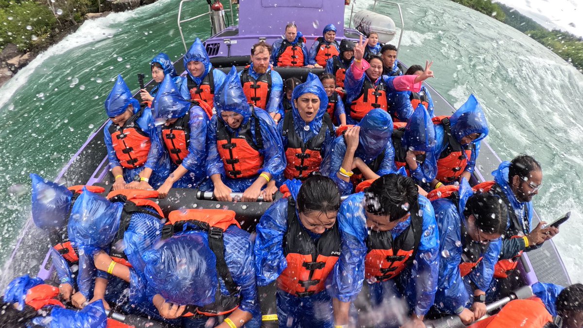 whirlpooljet's tweet photo. Different types of emotions in the rapids! 😆🌊 Which one are you? 👀 #WhirlpoolJetBoatTours #Travel #NiagaraFalls #Adventure #JetBoat https://t.co/QqimaQ5F34