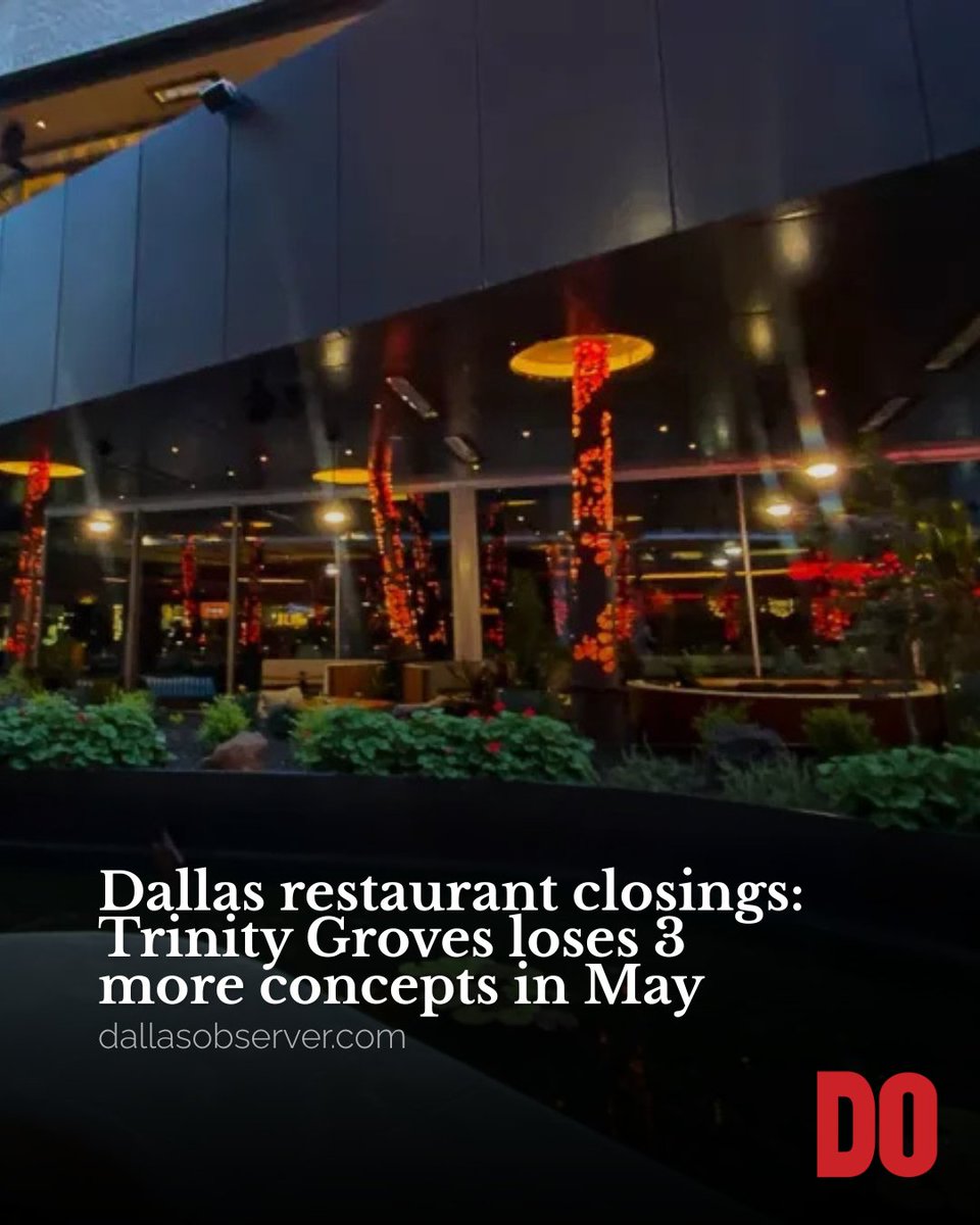 dallas_observer's tweet photo. For a minute there, the future of Trinity Groves was bleak, then it was bright. Is it bleak again? 

🔗 https://t.co/a9OEEquEcB https://t.co/XwaVGluH1h