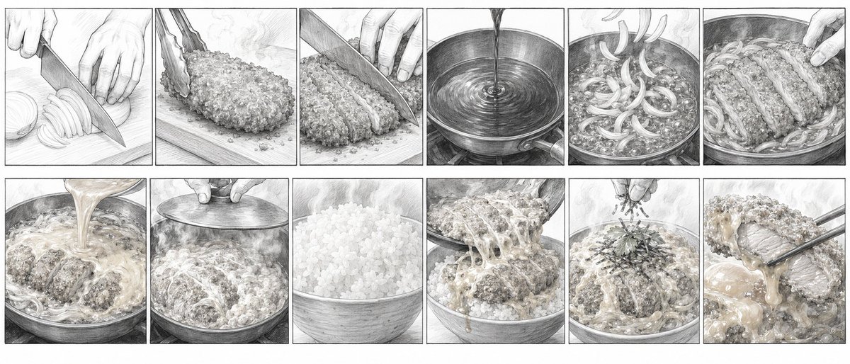 Katsudon Cooking Storyboard