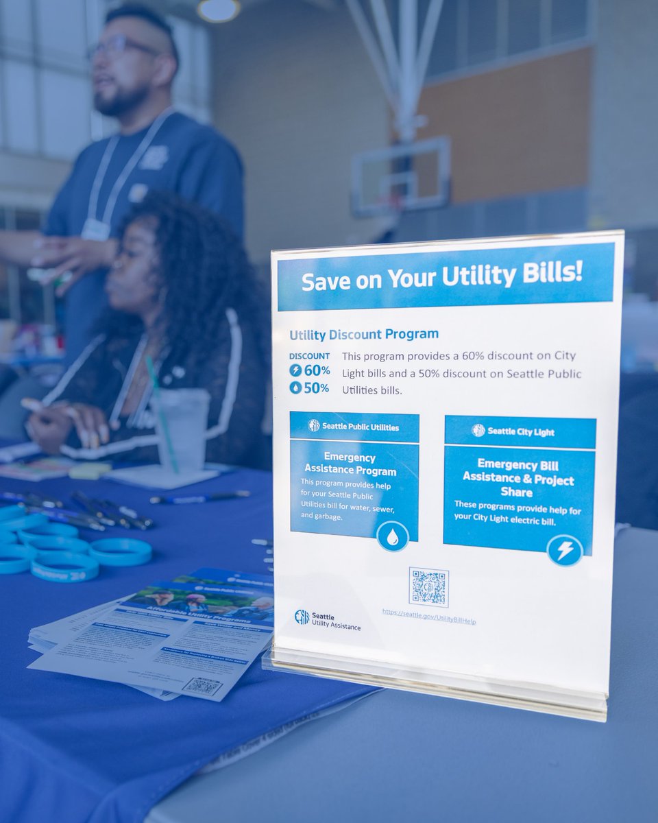 SeattleSPU's tweet photo. Our Connect &amp; Assist program brings Utility Assistance staff into community spaces to make it easier for customers to get support. 

Now expanding to the Seattle Municipal Tower! 

Visit us Tuesdays and Thursdays, 10 a.m.–2 p.m.

Learn more at: https://t.co/jGupUEKufr. https://t.co/cZrhNpbdVn