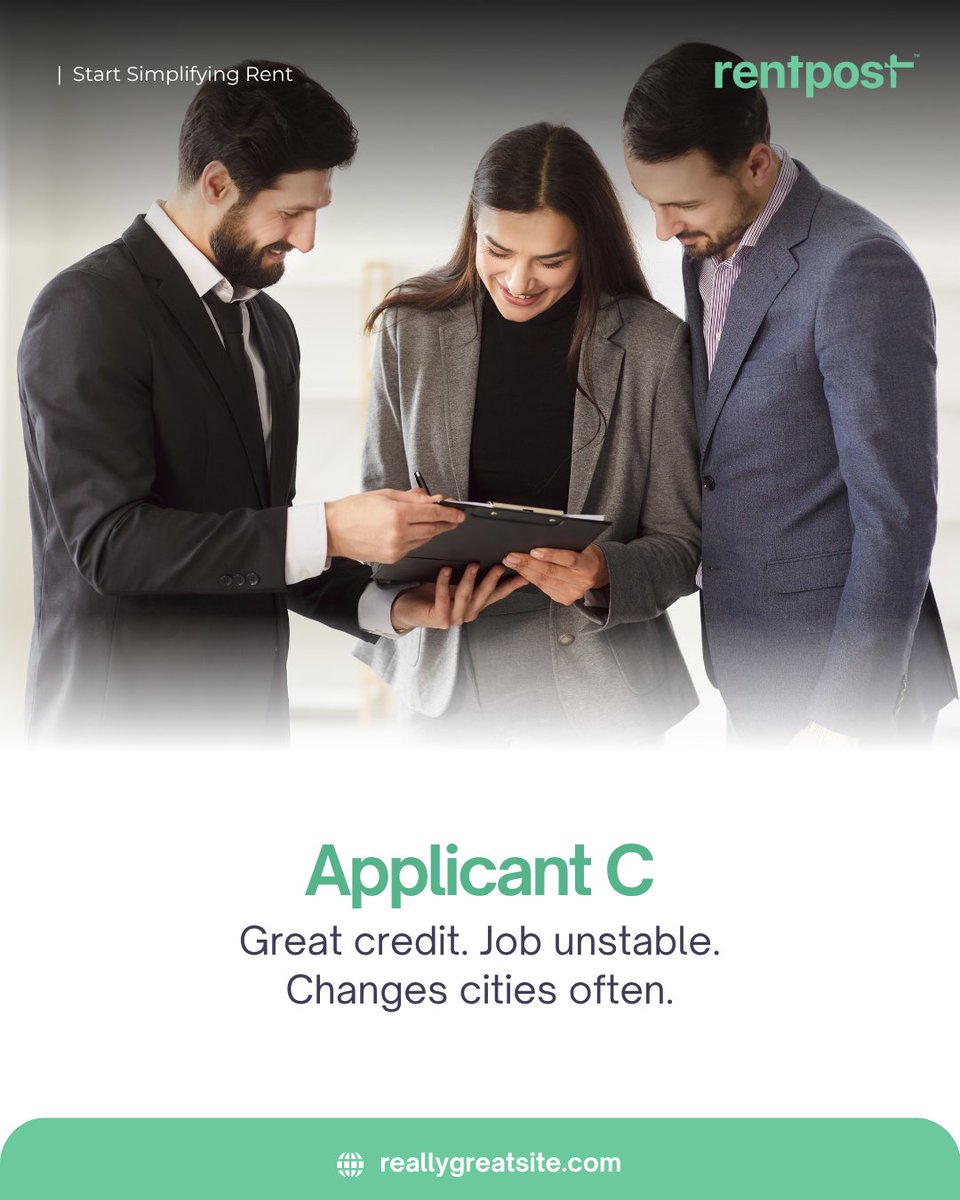 rentpost's tweet photo. RentPost helps property managers compare applicants with more clarity and less guesswork!

#RentPost #TenantScreening #PropertyManagement #RentalApplications #LandlordTips #PropertyManagers #LeaseManagement #TenantSelection #RentalHousing #DecisionMaking https://t.co/wi4GX6cFwQ