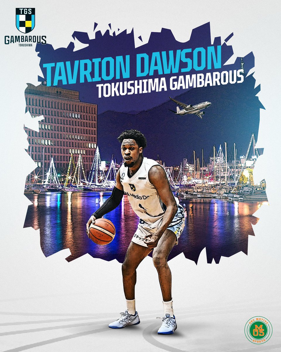 OneMotiveSports's tweet photo. ‼️OMS CLIENT CONTRACT SIGNING‼️ The One Motive Sports Family is thrilled to announce that our client, Tavrion Dawson has re-signed with Tokushima Gambarous @GAMBAROUS in Japan for the 2026-2027 season! Tavrion has been with Tokushima for the past three seasons.

Tavrion is a 6’8” Power Forward from Compton, California. He spent his entire collegiate career at Cal State-Northridge from 2014-2018.

After being named an All-Big West selection twice for the Matadors, Tavrion started his professional career with the Saskatchewan Rattlers in Canada’s CEBL in 2019. After leading the league in scoring at 19.6 PPG, Tavrion was named to the All-CEBL 1st Team by https://t.co/kg1HZtAMJL @EurobasketNews. 

He then spent the next three seasons playing between Sweden, Israel and France from 2019-2022. 

Dawson then spent the 2022-2023 season in South America between Uruguay and Chile. 

Tavrion signed with OMS coming into the 2023 season and has been a standout in Japan with Tokushima ever since. He has been an All-League selection all three years and has been in the Top 5 in the B3 league in scoring the past two seasons. 

Most recently, he averaged 21.2 PPG (3rd in the league), 6.0 RPG, 2.8 APG and shot 39.4% from 3! On top of being named a 2nd Team All-B3 selection, he was also awarded the Player of the Week Award on six different occasions! 

Tokushima will now make the move to Japan’s B-One division with a new re-format of the Japanese basketball landscape! Tavrion has been a cornerstone piece for Tokushima since he arrived in 2023 and we can’t wait to see what he can do going forward in this new league! 

Congrats TD! #OMS #OneMotiveSports #OMSFamily #TavrionDawson #Year8