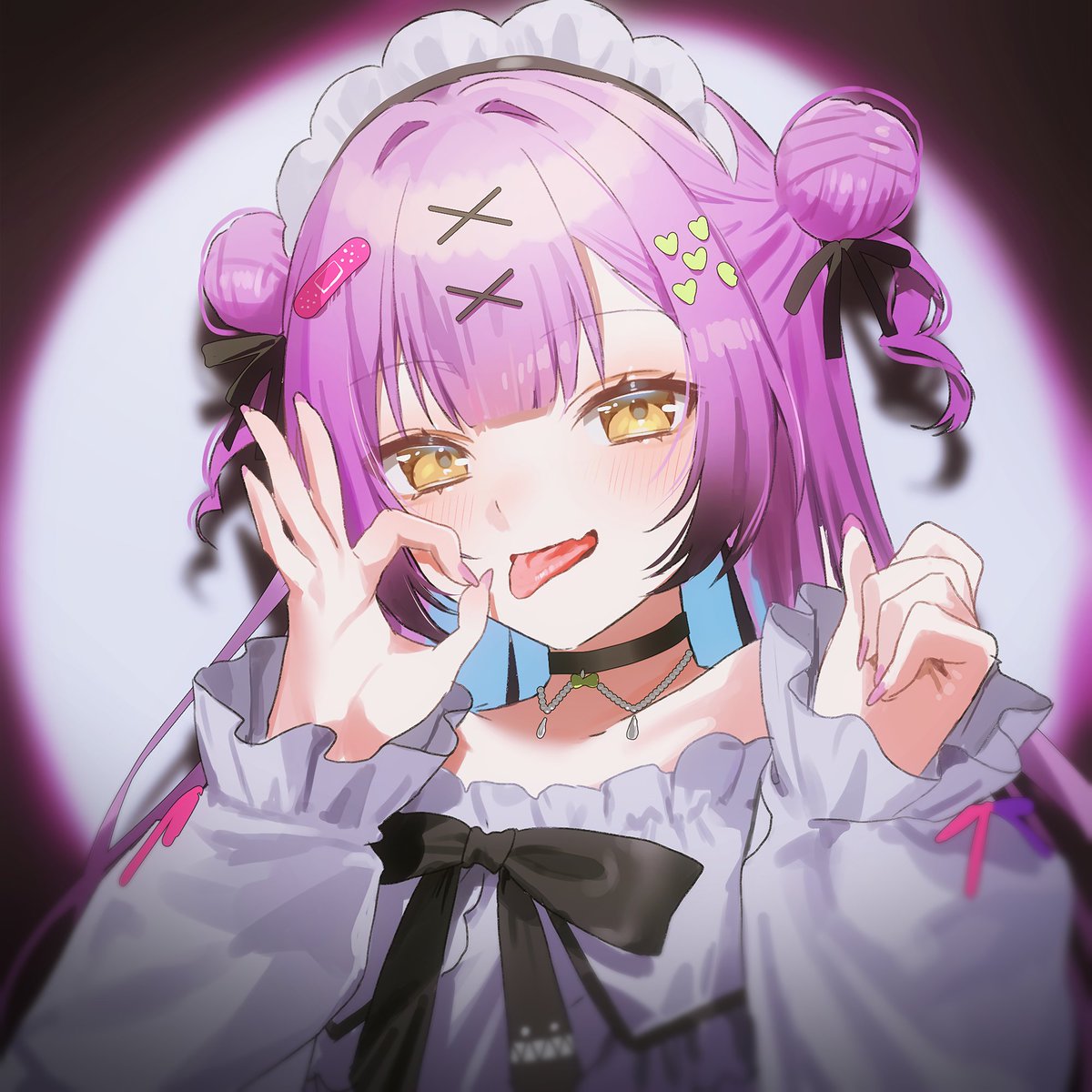 お友達とあんずちゃんワンドロ💜