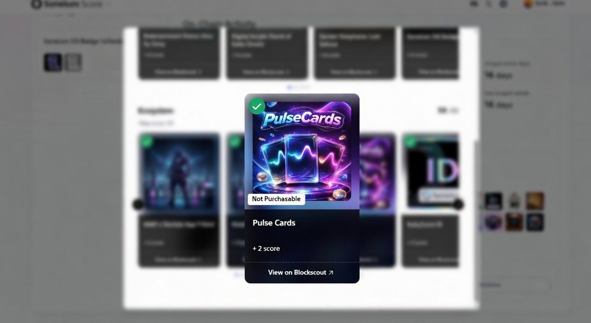 silviu_asy's tweet photo. ⏳ Season 10 is coming to an end on @soneium 👀💎

Still missing your Pulse Cards SBT on @pulse_vault ?

🧩 Complete the puzzle
🎯 Unlock +2 Score
⚡ Access daily onchain utilities
Don't wait until the final days 🔗
https://t.co/sJ1iZcXtlz
#Soneium #PulseCards https://t.co/Y65dWdHoXi