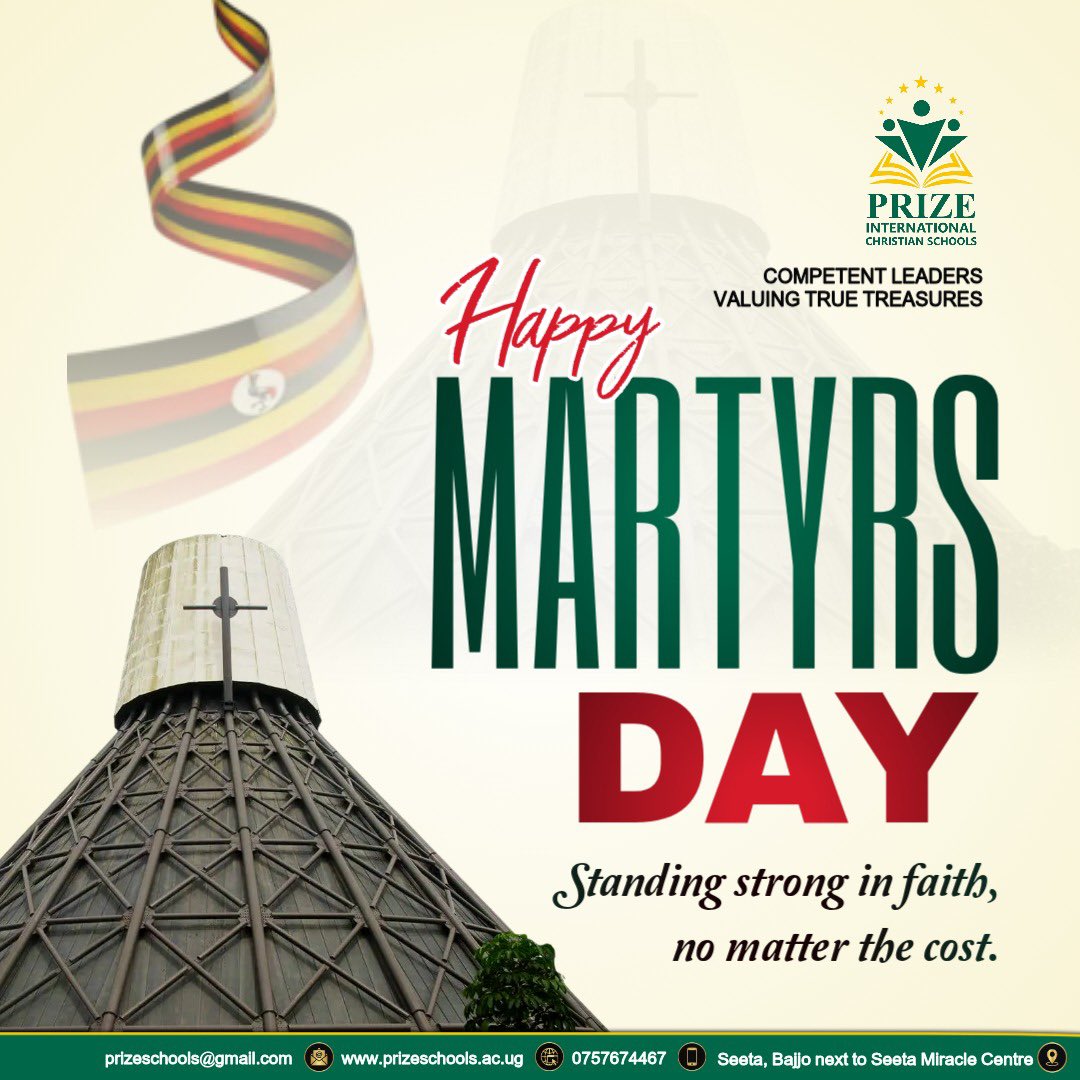 PrizeSchools's tweet photo. The faith of the Uganda Martyrs reminds us to stand boldly for Christ. We strive to raise courageous learners grounded in truth and unwavering faith. https://t.co/vm4bqFYsnK