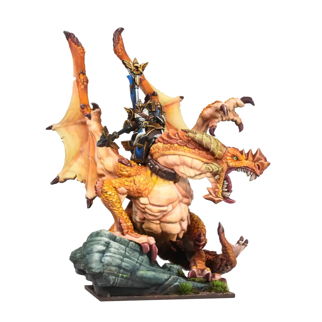 ontabletop's tweet photo. The Basileans have potentially stolen the show in @manticgames' #KingsOfWar with this impressive dragon and more! https://t.co/rmKRT5yO6l https://t.co/sQkr9Nkzck