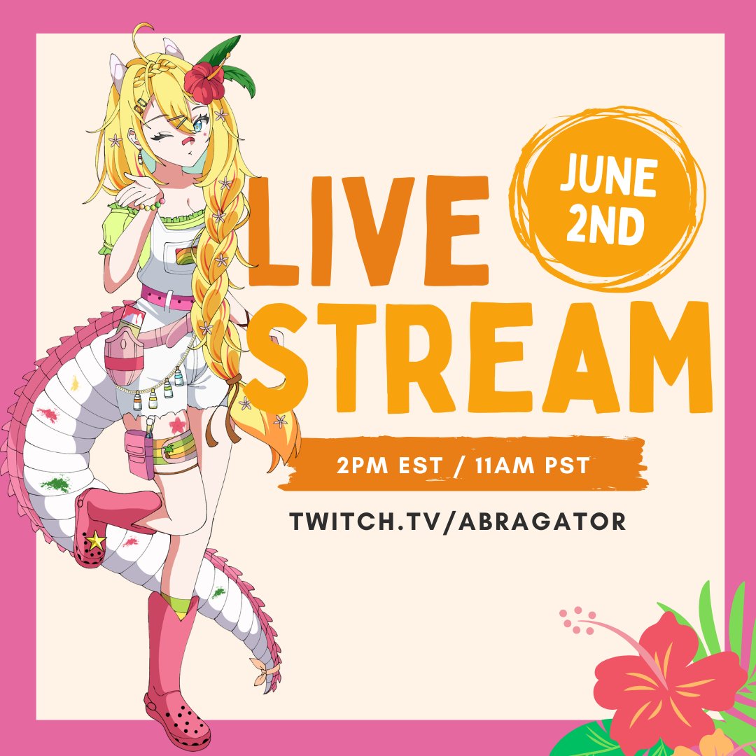 Abragator's tweet photo. Reminder, I'm going live in 2 hours on the purple app! I don't know what I'm playing, or doing. This is a rogue stream. https://t.co/s7voRwFxyS