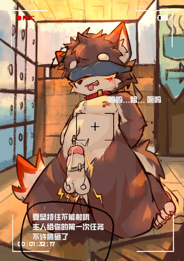 delicate021127's tweet photo. commission
第一次完成主人任务的小锁🐶就以失败告终，只能回去领罚了😼 https://t.co/8OABepkwWS