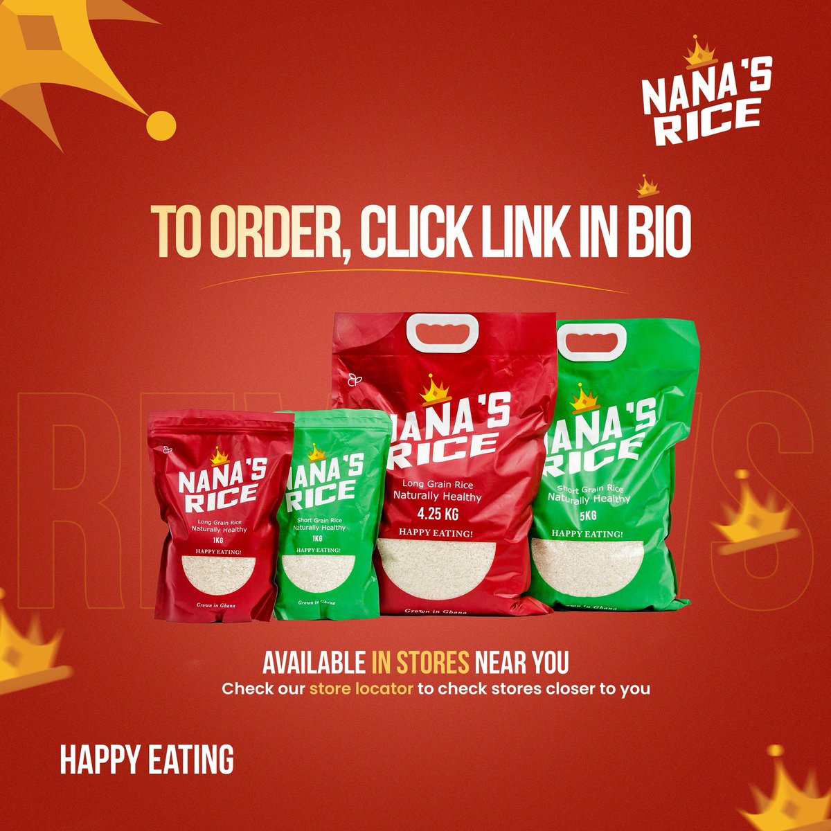 agrokingsgh's tweet photo. Don’t just take our word for it—hear it from our customers. 🌾✨

Swipe through and see why Nana’s Rice continues to earn the trust of families across Ghana.

#NanasRice #CustomerReviews #AgroKings #MadeInGhana https://t.co/8knWmRRaE3