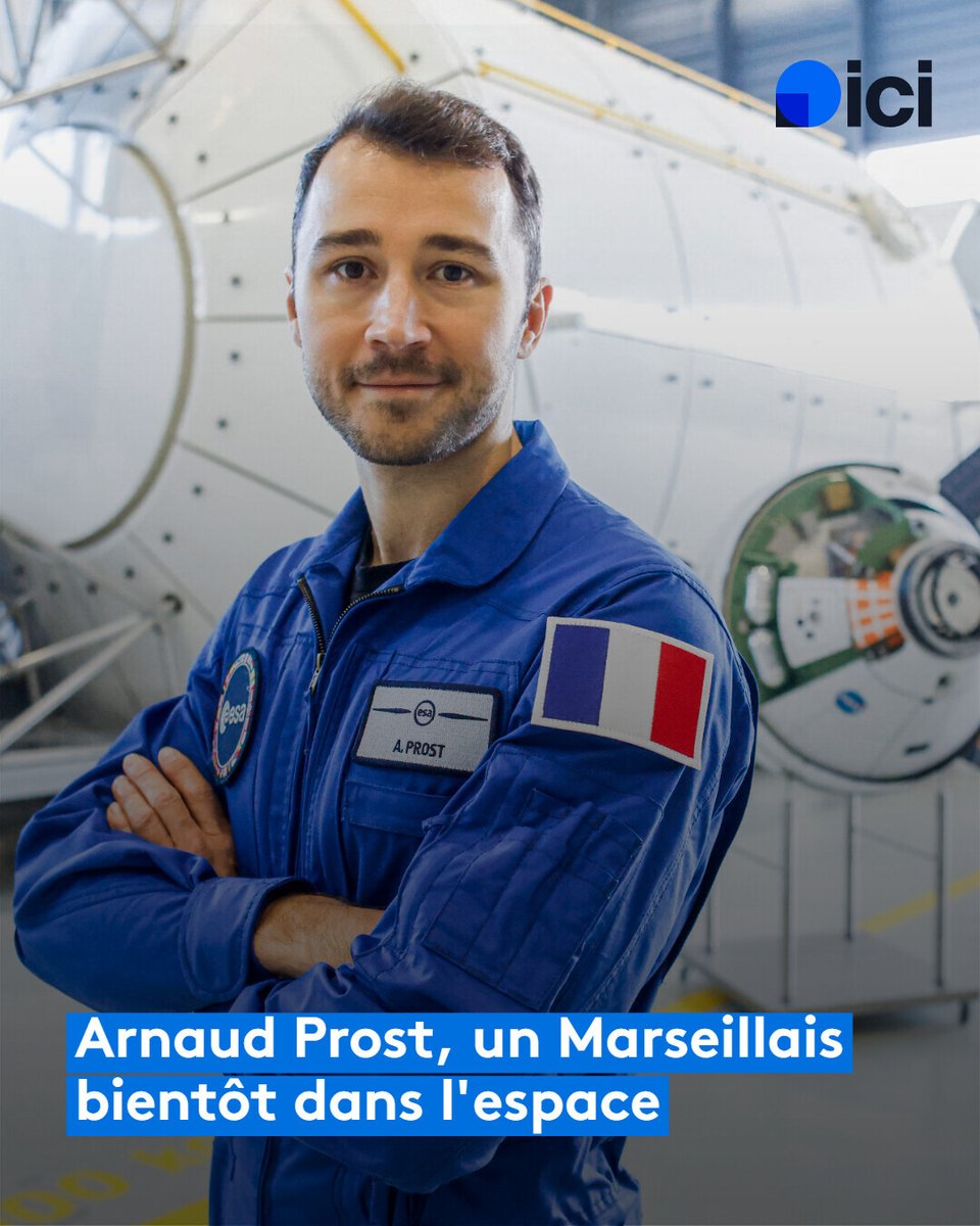 ici_provence's tweet photo. 🛰️ Arnaud Prost va s'envoler l'année prochaine vers la station spatiale commerciale que l'entreprise américain Vast développe actuellement. ICI Provence vous dresse son portrait.

À LIRE ICI ⬇️
https://t.co/StjpYbVVtM https://t.co/GjQX2QoIc9
