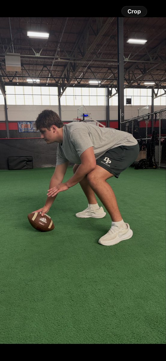PaulcorradoJr2's tweet photo. Practicing for the future I can play IOL or bump out to the tackle position! 
6-4 275lbs. https://t.co/V9uyewxTI8