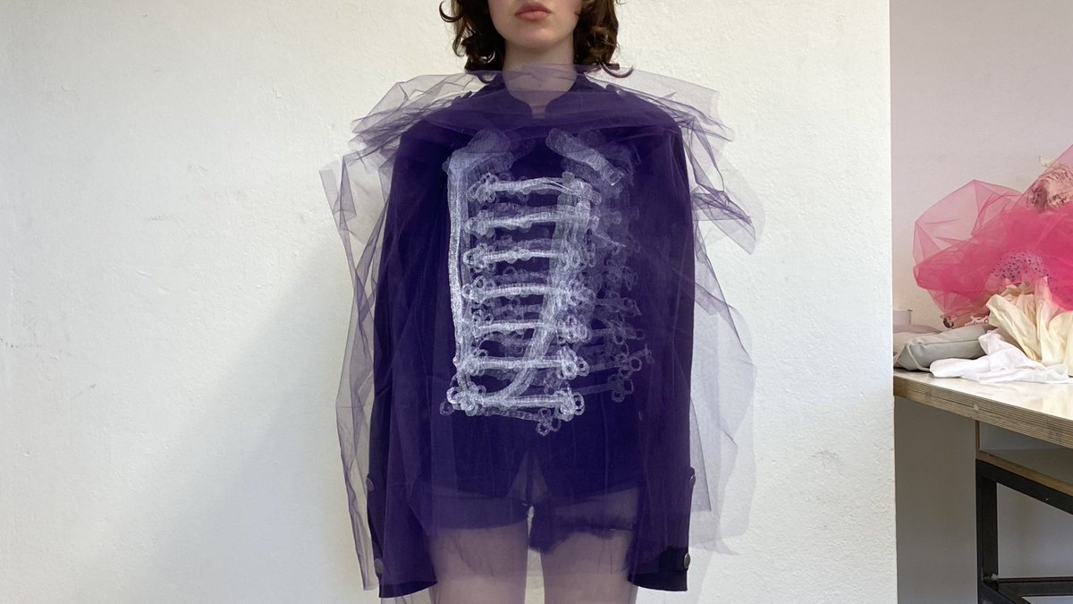 gastt_fashion's tweet photo. Printed Tulle Pieces by Malene Specht. https://t.co/RUnezcYEiU