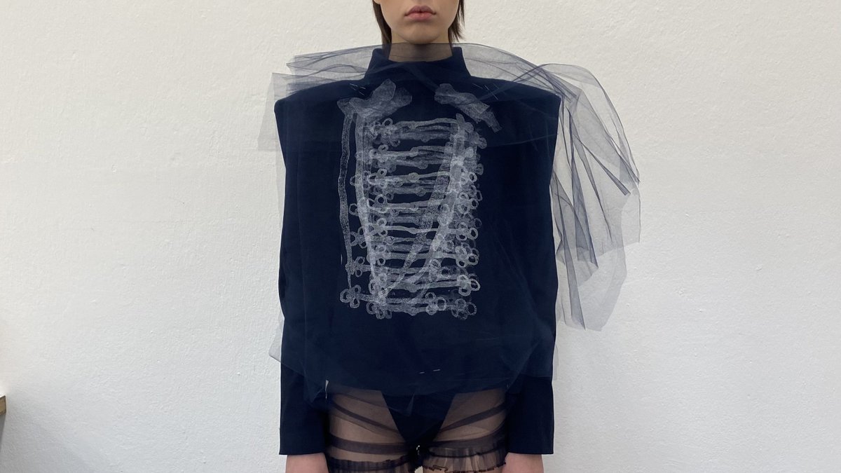 gastt_fashion's tweet photo. Printed Tulle Pieces by Malene Specht. https://t.co/RUnezcYEiU