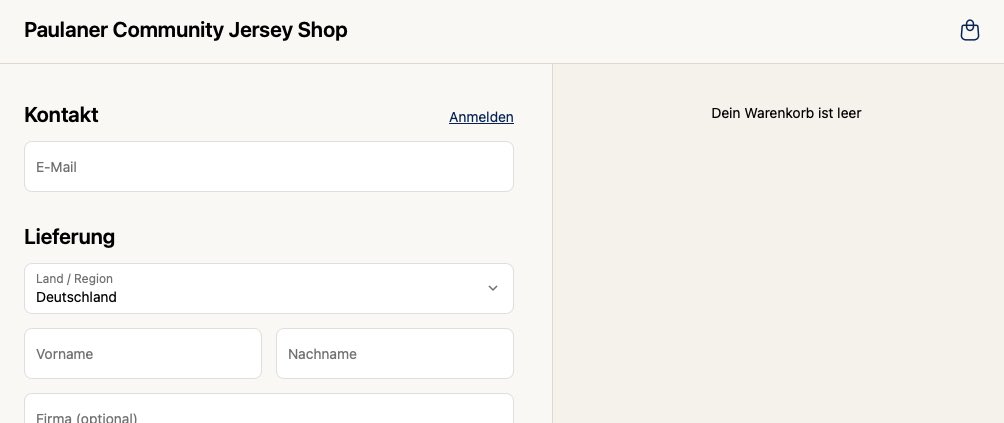 soistfinn's tweet photo. Entspannte 40 Minuten im Checkout gewartet damit Paulaner Trikot nicht mehr im Warenkorb ist 😭 https://t.co/JzCrL5fNYK