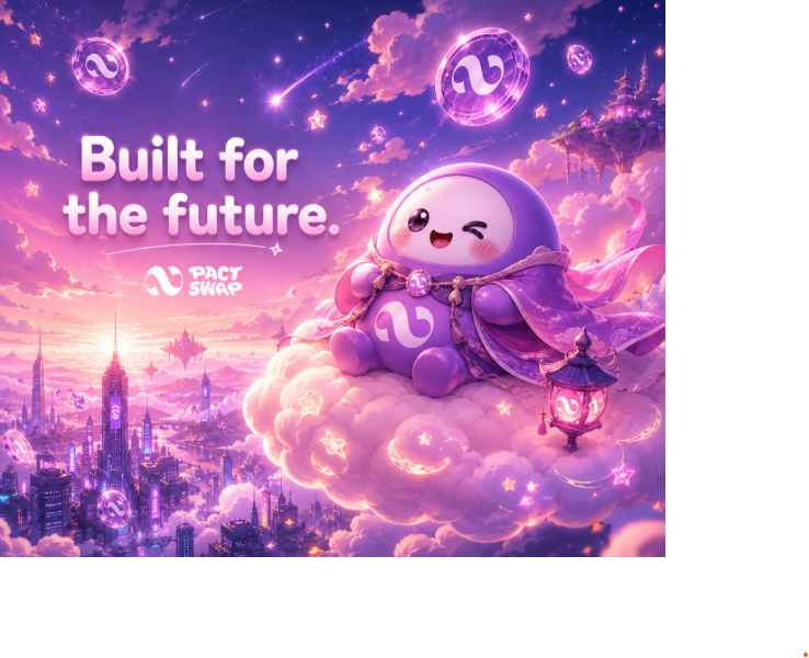 Humtototo's tweet photo. Hot take:
the future winners in cross-chain probably won’t be the loudest projects.
They’ll be the ones that quietly make everything feel easier.

Lower fees.
Less friction.
No weird extra steps just to move assets around.

That’s honestly why I keep watching @Pact_Swap lately.
The whole experience feels built around simplicity instead of complexity for the sake of looking “advanced.” ✨