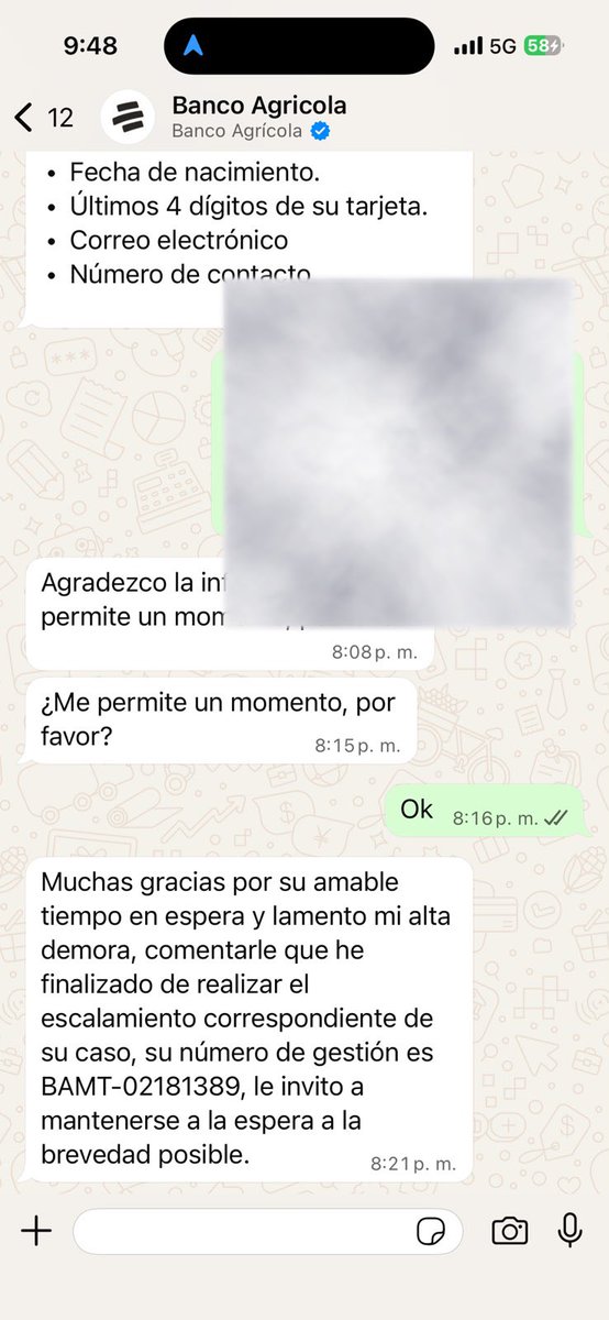 Jose_More01's tweet photo. @bancoagricolasv @Defensoria_910 @SSF_ElSalvador Buen día @bancoagricolasv ya pasaron 5 días del reporte y aún no recibo ninguna respuesta @Defensoria_910 @SSF_ElSalvador https://t.co/ObqWrXpa59