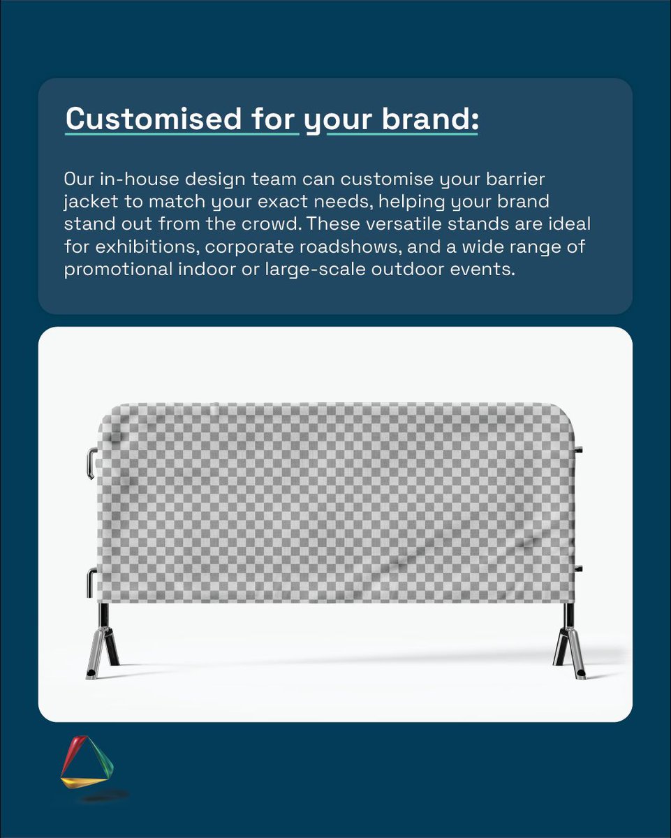 FDP_studio's tweet photo. 📣 Ready to elevate your brand presence this summer?

With summer almost here our crowd barrier jackets are fully customisable and designed to make your business stand out at events. 💼✨

Speak to our team and let's make your next event unforgettable.

📞 0113 290 7030 https://t.co/jmNIrctEd8