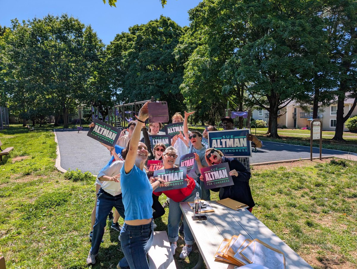 suealtman's tweet photo. Thank you to everyone who showed up for our Election Day morning canvass launch in Plainsboro!! 

Less than 9 hours until polls close. Let's finish this thing strong! https://t.co/QLxcVivAtQ