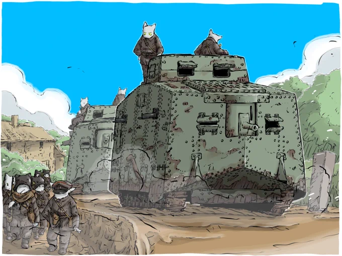 #繋がらなくてもいいから俺のミリ絵を見てくれ WW1色々