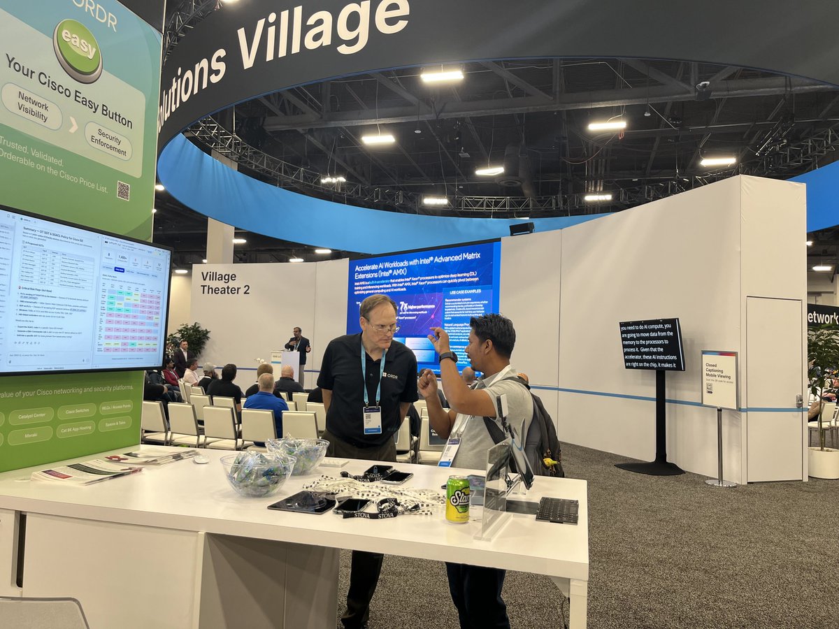 ordrofthings's tweet photo. Day two of #CiscoLive starts now! 🎊 Thanks to all who joined our session on faster segmentation through Cisco infrastructure. Next breach sim runs today at 4:30PM!
📍 Security Village: SV-10

Book a demo for 5 entries into the Ray-Ban Meta glasses raffle: https://t.co/XM8m4dwHQi https://t.co/LOt9VC75mY