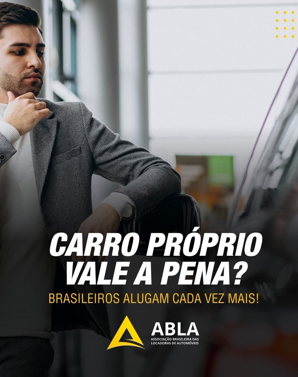 Abla_br's tweet photo. Resposta: não! #Motoradeapp, por mais atrativo que pareça, entrar na dívida de financiamento é sempre uma fria. Já o #alugueldocarro te dá mais tranquilidade e flexibilidade, tu paga só pelo uso do carro e deixa de ter gastos de imposto, seguro, manutenção, depreciação e etc. https://t.co/fb6SdUdlxS