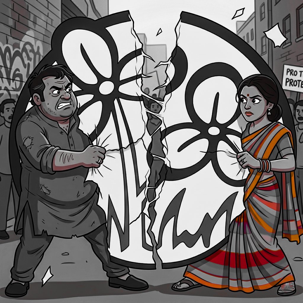 2mghosh's tweet photo. এটাই বোধকরি ভবিতব্য #bjpsweepsbengal @abpanandatv https://t.co/ya2iJyejay