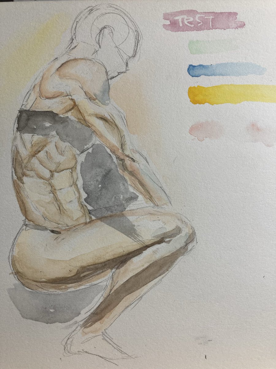 デイリー🎨
今日は本に書いてあった塗り方とマスキング液を試した

最後剥がす時に乾いてないとこ触ってビャーーってなっちゃった
本番じゃなくて良かった 