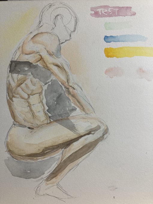 デイリー🎨
今日は本に書いてあった塗り方とマスキング液を試した

最後剥がす時に乾いてないとこ触ってビャーーってなっちゃった
本番じゃなくて良かった 