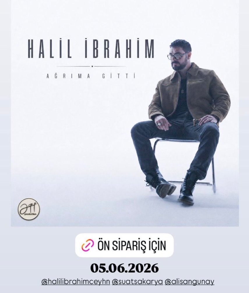 Kalorsit's tweet photo. Halil’s new song “Ağrima Gitti”. Out on all platforms on June 5th🔥🔥🔥🔥

Can’t wait to hear it❤️❤️❤️

 #HalilİbrahimCeyhan https://t.co/XbvYPtaHqi