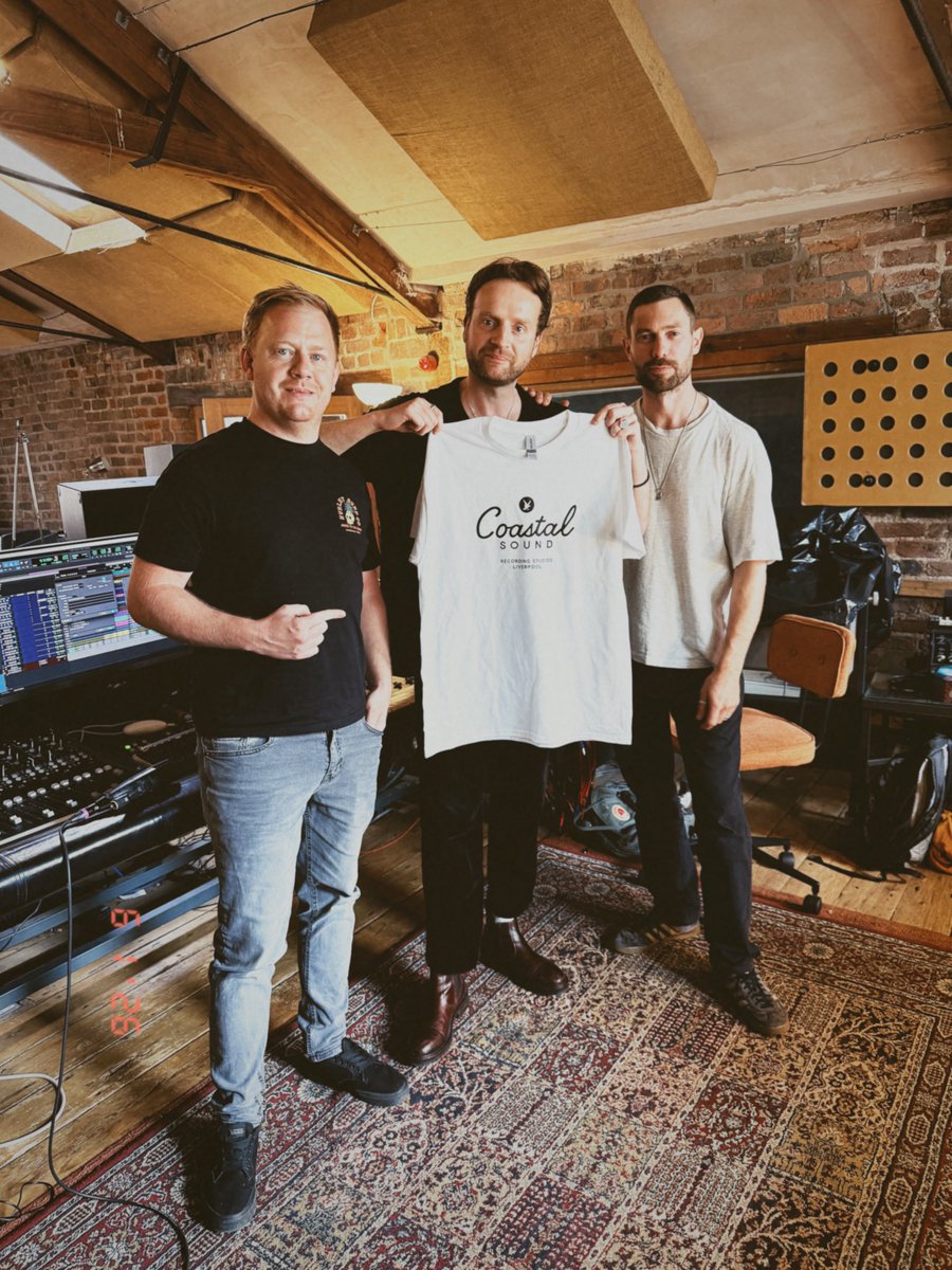 thegustaffsons's tweet photo. Gustaffson back @CoastalSound_ Liverpool recording something very exciting! 

A little peak behind the scenes with shots by  @ohsosteffany https://t.co/2lHaSB8DkQ