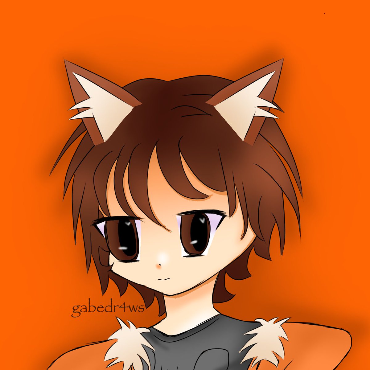 gabedr4ws's tweet photo. uuuhhhhmmmmmmmmm i tried out the moe art style and i tried to draw gd colon is this peak https://t.co/MC2uNNyUFA