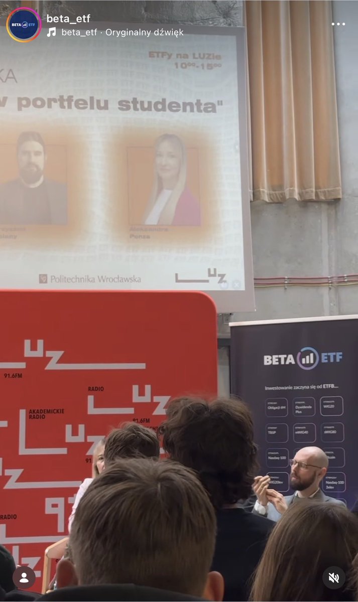EtfBeta's tweet photo. @PrzemekGoldmann @kdebski11 Trochę tam było więcej niż rolki 😉 Studenci zorganizowali też szereg spotkań o tematyce ETF w której były wygłaszane różne podejścia inwestycyjne nawet te dalekie od ETF :) https://t.co/QuQ8u3Boqp