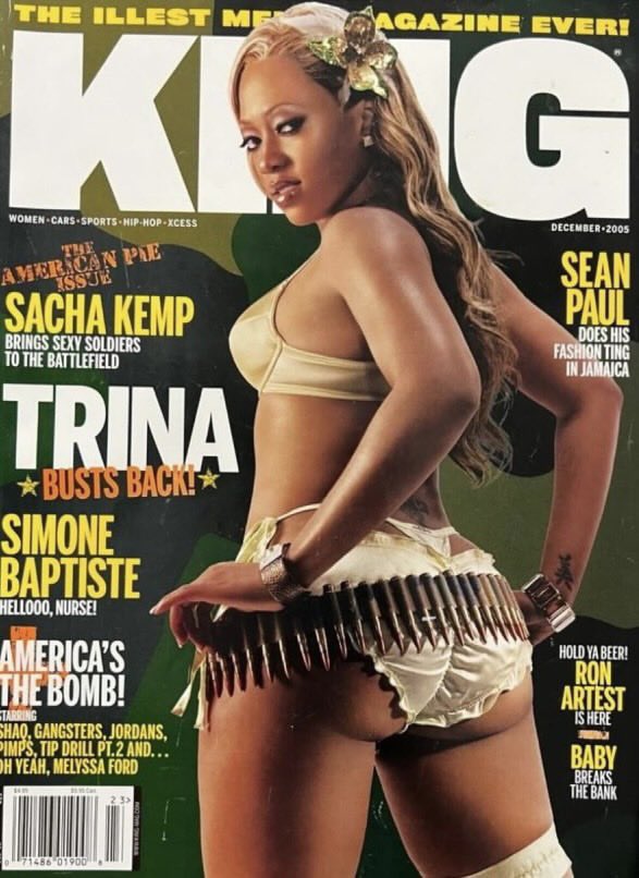 freakoutsideofx's tweet photo. Trina for “KING” Magazine (2005) https://t.co/ZoQnz1kMrC
