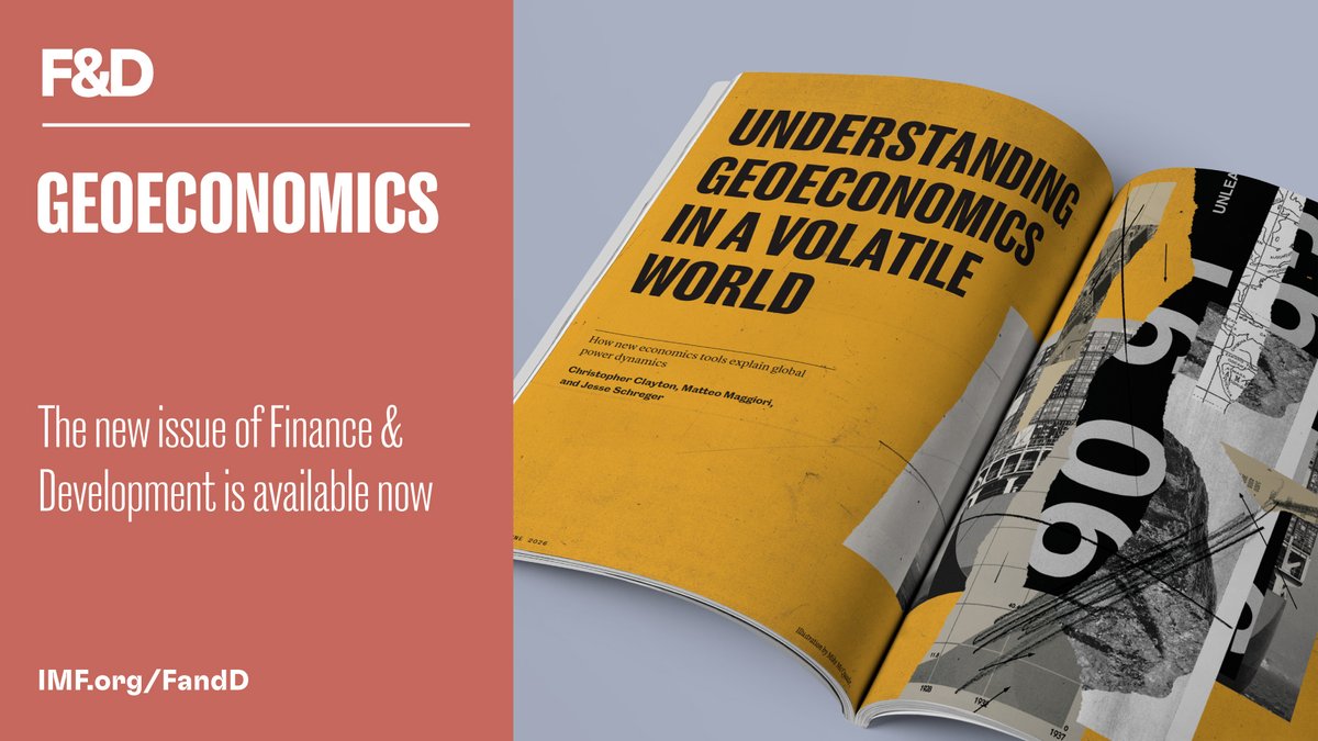 IMFNews's tweet photo. Geoeconomics is reshaping global power, from trade and finance to security and technology. Read more in the new F&amp;D issue. https://t.co/q5XfijrwHJ https://t.co/ms6FssCpkj