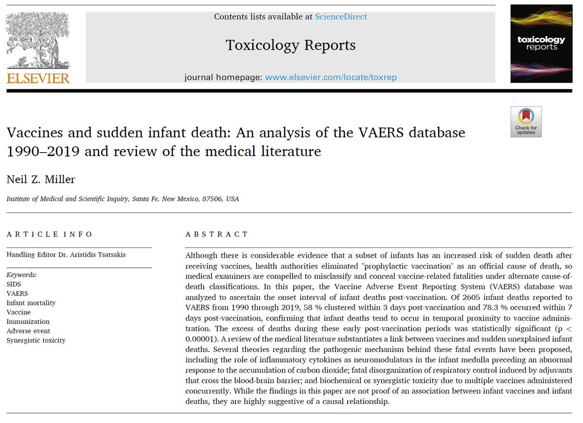 denisrancourt's tweet photo. problem: infant vaccines linked to sudden infant deaths
solution: publisher removes the peer-reviewed article
h/t Rebekah Barnett https://t.co/D75hhdEKUd
