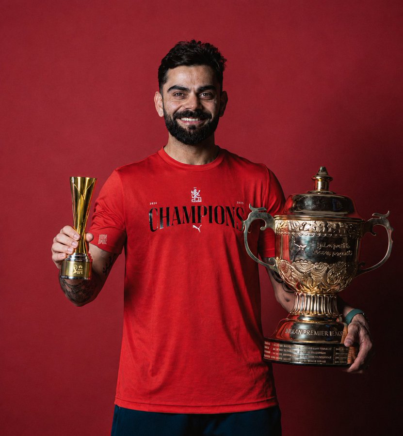 CaptainDeMio's tweet photo. 🚨 STUART BROAD ON VIRAT KOHLI'S UNMATCHED LEGACY 🚨

🗣️ Stuart Broad said:
"There is a genuine case for Virat Kohli being one of the most influential cricketers the game has ever seen. Few players have shaped an era the way he has.
Look at the journey: captaining India to an Under-19 World Cup title, winning ICC trophies, helping India dominate world cricket across formats, leading the team to years at the top of Test cricket, and now adding back-to-back IPL titles to an already remarkable résumé.
What impresses me most isn't just the trophies—it's the hunger. Most players achieve a major goal and naturally ease off a little. Virat seems incapable of doing that. Every time he reaches a summit, he immediately finds another mountain to climb.
After finally winning the IPL, many would have been satisfied. Instead, he came back with the same intensity, the same standards, and the same determination to win again. That's what separates great players from truly exceptional ones."