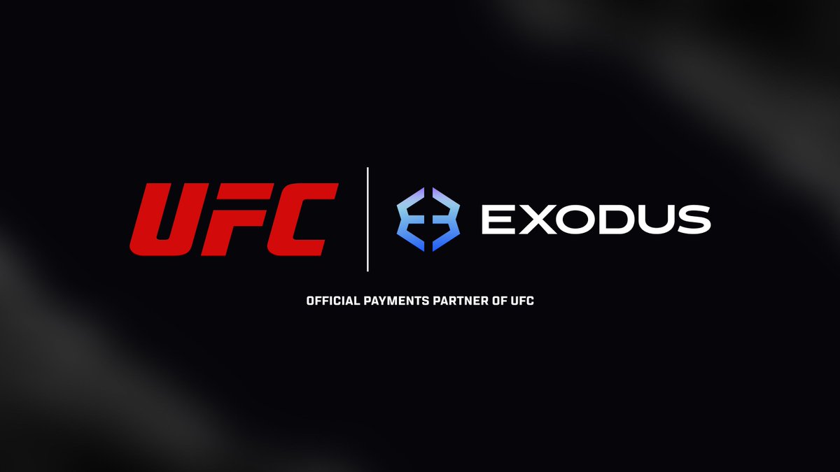 jprichardson's tweet photo. Exodus is now the first-ever Official Payments Partner of @UFC.

We'll be in the Octagon for UFC Freedom 250 at the White House on June 14. https://t.co/wYtMYXFHDL