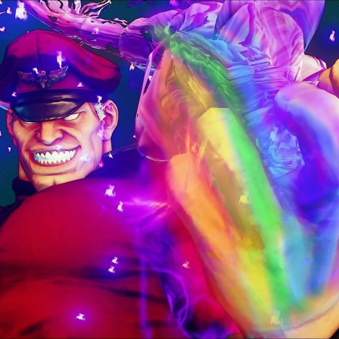 Bloodsword83's tweet photo. M. Bison commands you have a happy Pride month. https://t.co/Jxu5qdzMQi