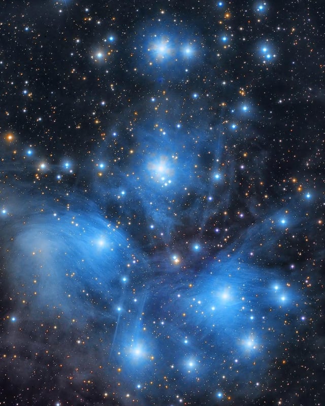ScienceXnature's tweet photo. M45 pleiades star cluster in Taurus constellation by r/space https://t.co/ObB0RWEvTF… https://t.co/1TRxLK7YcI