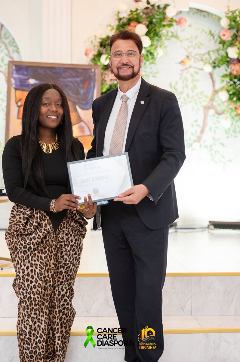 CancerCareDiasp's tweet photo. What better way to kick off celebrations over the weekend at our 10th #Anniversary fundraising dinner than to award all our dedicated #Volunteers their certificates presented to them by our beloved MP for #Manchester Rusholme Afzal Khan MP #community #charity 🎗️#ccdanniversary10 https://t.co/4N8zkdLUlx
