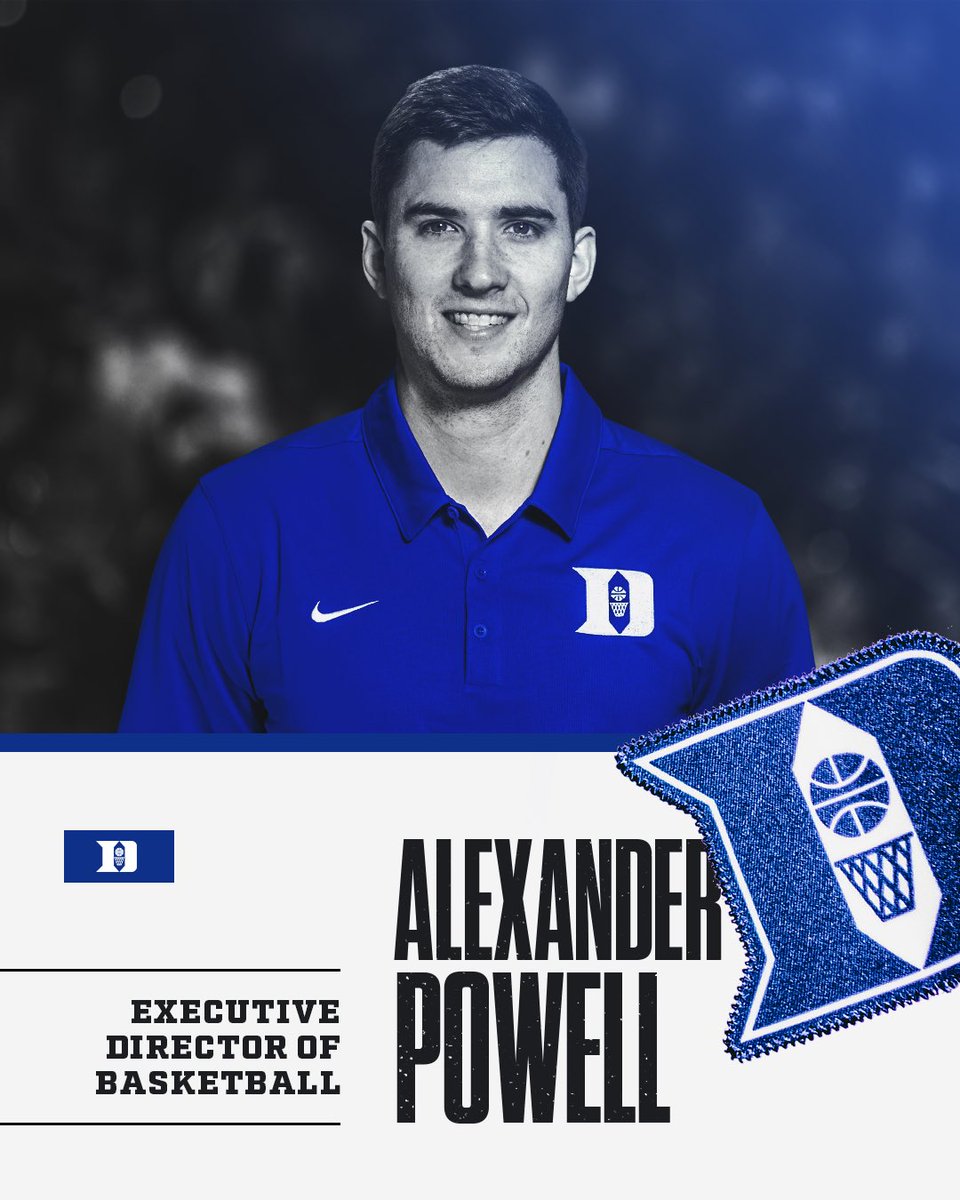 DukeMBB's tweet photo. Big addition to the staff! Welcome AP! 

🧠👨‍💻🏀😈 https://t.co/ZX6unRN526