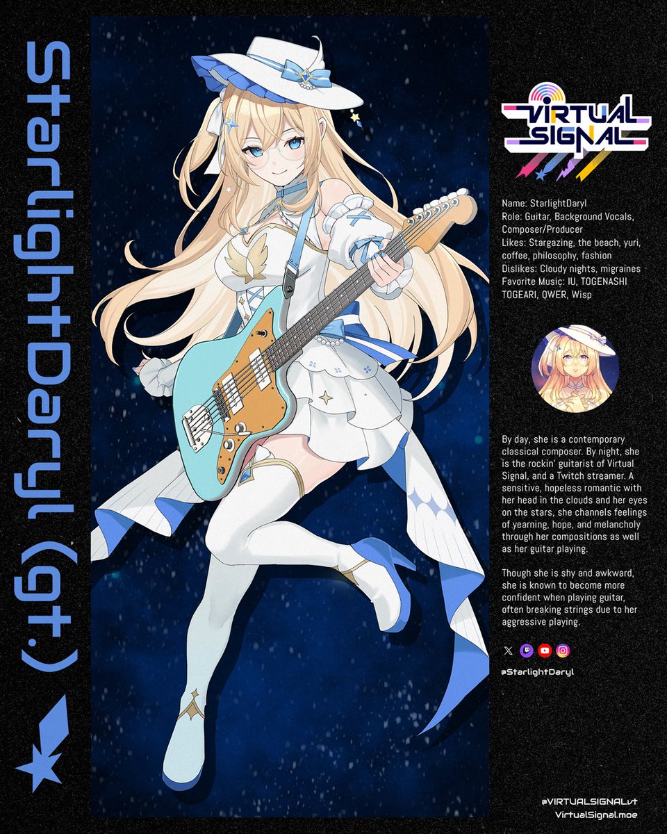 Virtual Signal 🩷💙💜💛 VTuber Girls Band tweet media