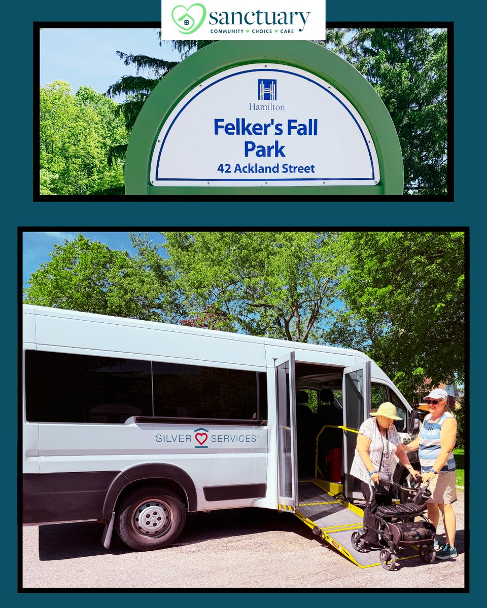 Silver_Serv's tweet photo. 🌿☀️ Our residents enjoyed a wonderful day exploring Felker's Falls! Beautiful views, fresh air and lots of smiles, it was the perfect outing. Adventures, making memories! 💚 #SanctuaryLife #ResidentOuting  #sanctuaryGHP #greenhouseproject #transportation #hamiltonontario https://t.co/mqopTrAdth