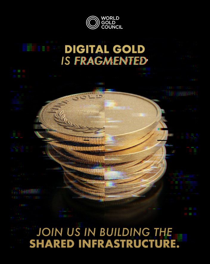 GOLDCOUNCIL's tweet photo. Gold as a Service: building new market infrastructure to unlock the next era of digital gold. Visiting Money2020 Europe this week? Learn more at our stand, or read about the initiative on our website. https://t.co/awhi73vUgP