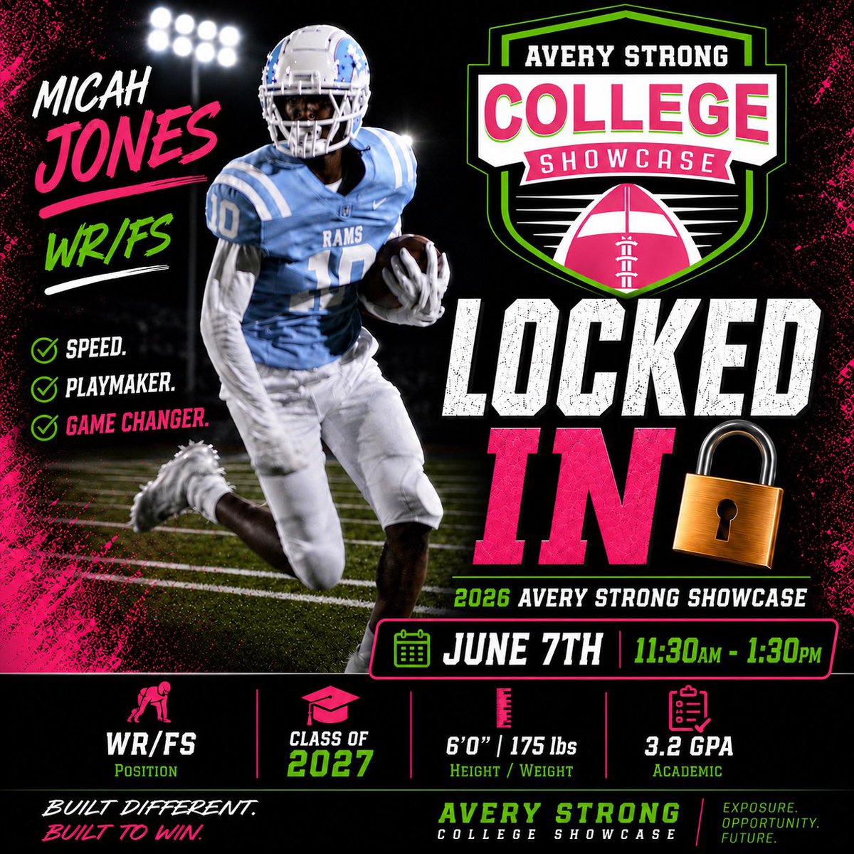micahjones_3's tweet photo. @AveryShowcases this Sunday.
Ready to work, Ready to learn.
Ready to compete. 

@BrandonHuffman @Ryan_Clary_ @EWUFootball @BeaverFootball @CWUFB 
@Coach_ZBruce @CoachMullinCWU @VandalFootball @CoachShephard @CoachSmalleyWOU @WOU_Wolves @RyanLewis_38 @WhitworthFB @NicRoger3 @risefootball_ @westvalleyrams @PrepRedzoneWA