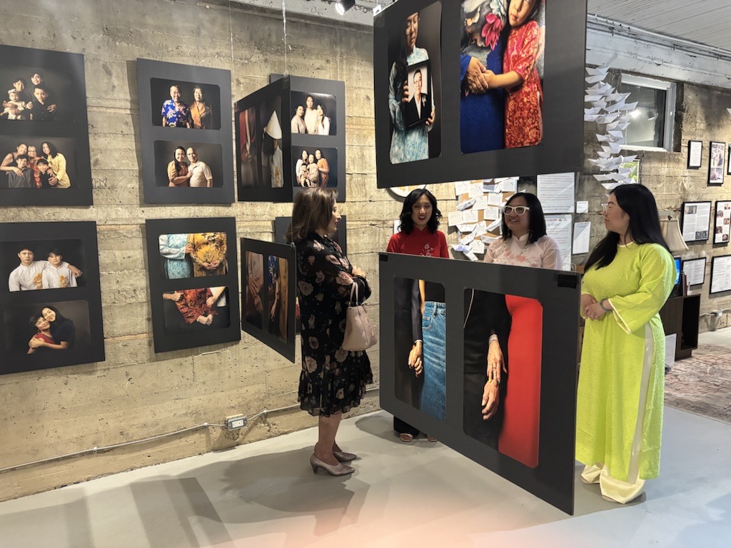 LtGovAB's tweet photo. I encourage anyone in Edmonton to visit “Where We Came From (and where we go from here),” a beautiful, immersive art exhibit about the Vietnamese immigrant experience, before it closes on June 6. It truly feels like stepping into history. Details here: https://t.co/OsyQqpl1Kc https://t.co/1QQlZexzqy
